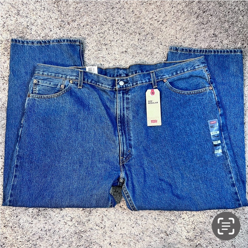 Levi’s 505 Regular Jeans Size 52” x 30” NWT